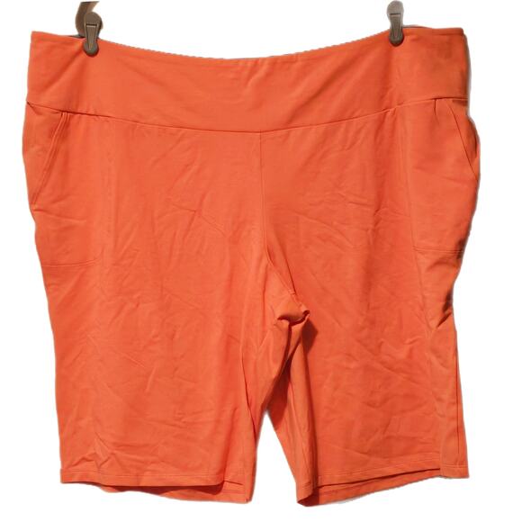 Women with Control Coral Shorts with pockets 3X NWT - Picture 1 of 6